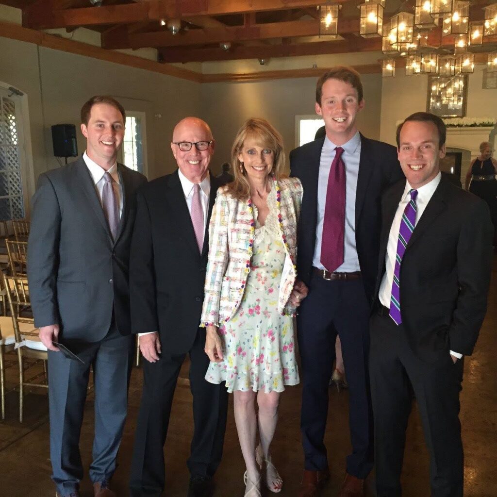 Family at a cousin’s wedding in June 2015, just three months before Michael passed away.