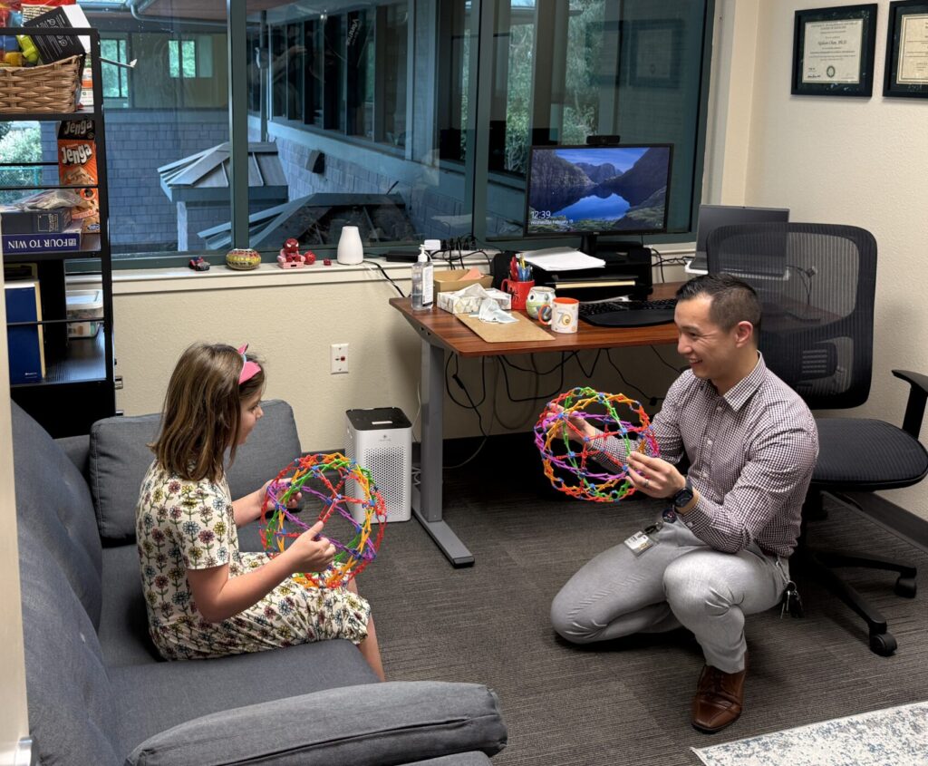 Child working with CHC expert