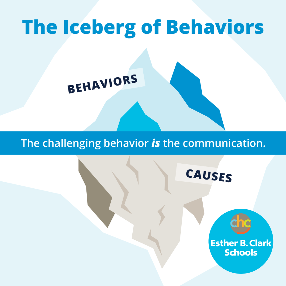 Iceberg of Behaviors graphic