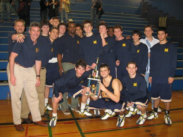 7th grade teammates and lifelong friends, Alex Curtis, Matt Bouret, Michael, Max Frye in 2003.